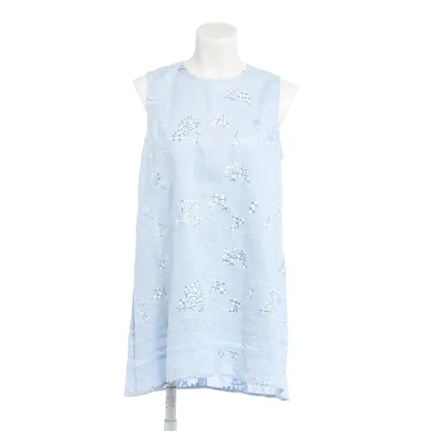 Kleid in Blau, Leinen, Ermanno Scervino