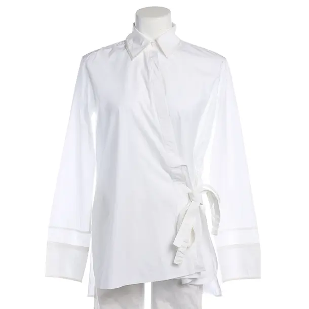 Bluse in Weiß, Baumwolle, Helmut Lang