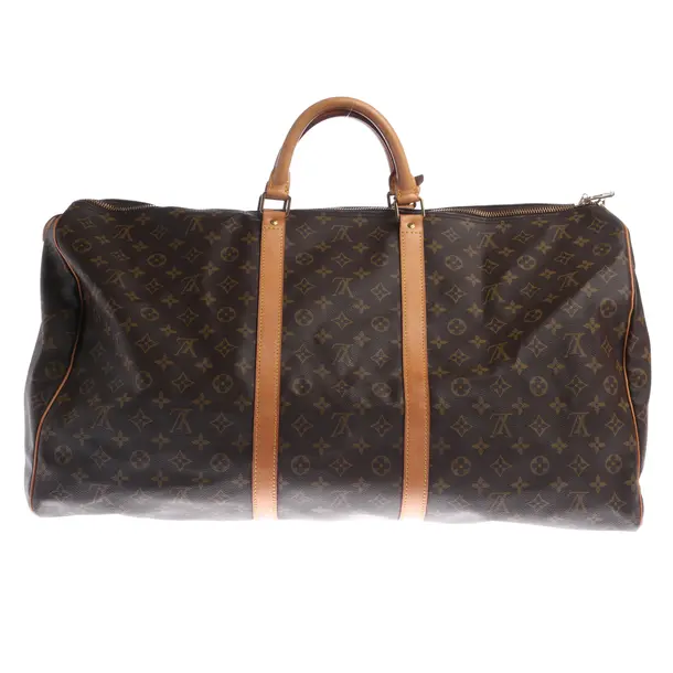 Weekender, in Marrone scuro, Tela, Louis Vuitton