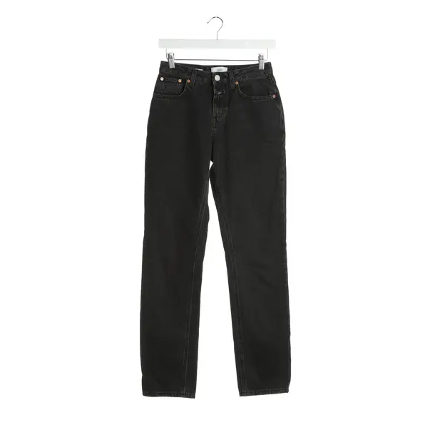 Jeans Straight Fit in Schwarz, Baumwolle, Closed