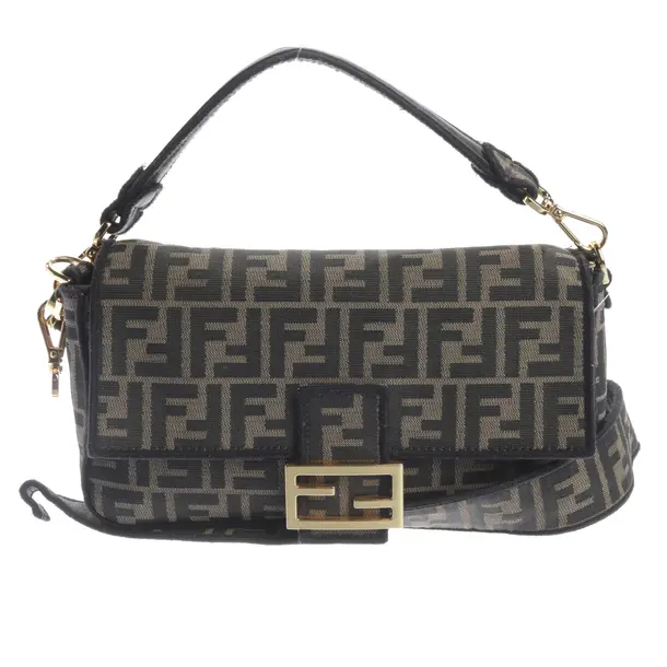 Borsa a cinture a tracolla, in Marrone, Cotone, Fendi