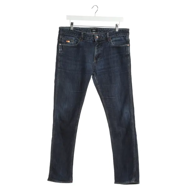Jeans Straight Fit in Blau, Baumwolle, Hugo Boss Black Label
