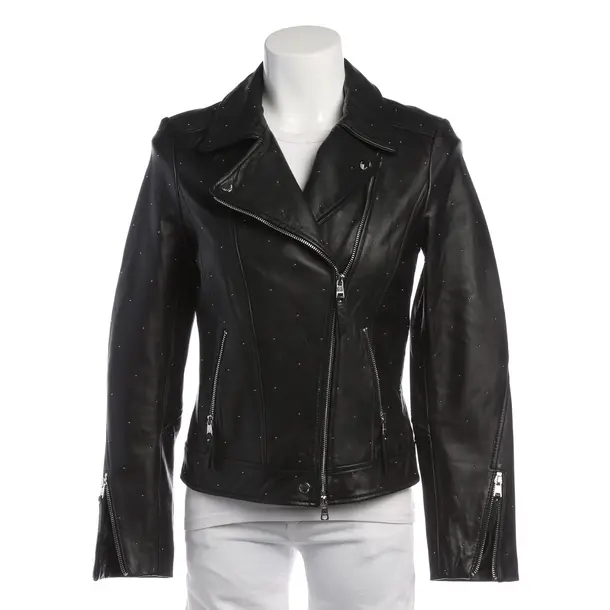 LeatherJacket in Black, Leather, Marc Cain