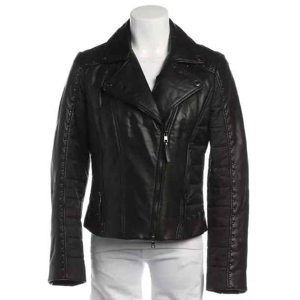 LeatherJacket in Black, Leather, Marc Cain
