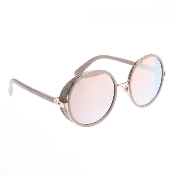 Sonnenbrille in Weiß, Kunststoff / Metall, Jimmy Choo