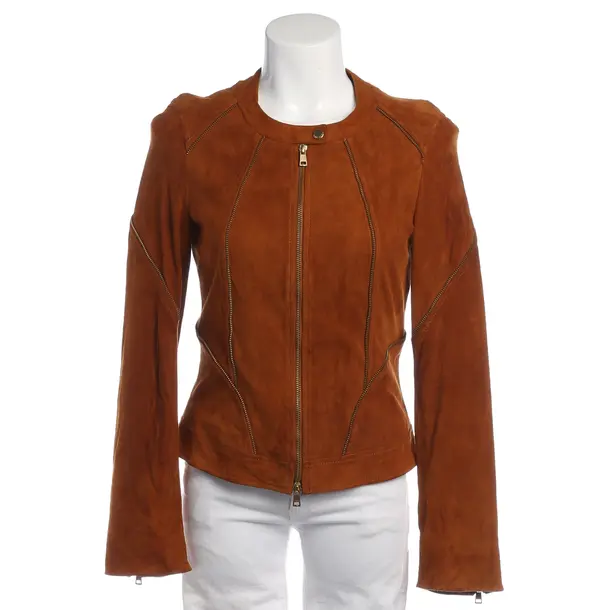 LeatherJacket in Brown, Leather, Marc Cain