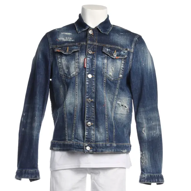 Denim Jacket in Blue, Cotton, Dsquared