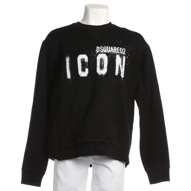 Sweatshirt in Black, Cotton, Dsquared