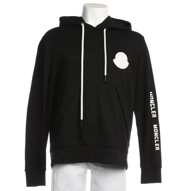 Hoodie in Black, Cotton, Moncler