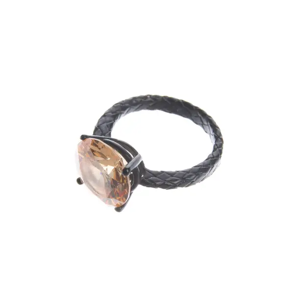 Ring in Gray, Metal (metallic, metallized), Bottega Veneta
