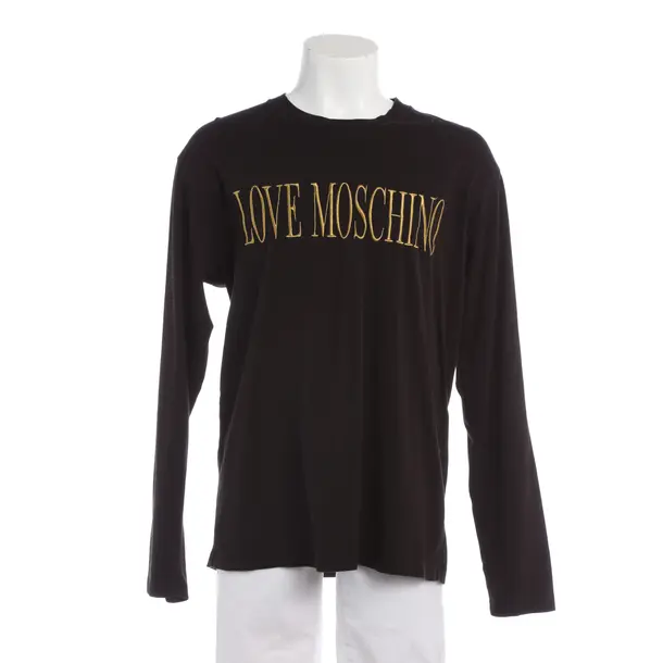 Longsleeve in Schwarz, Baumwolle, Love Moschino
