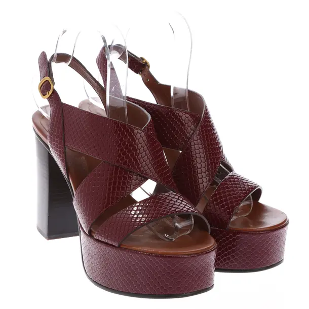 Heeled Sandals in Red, , See by Chloé