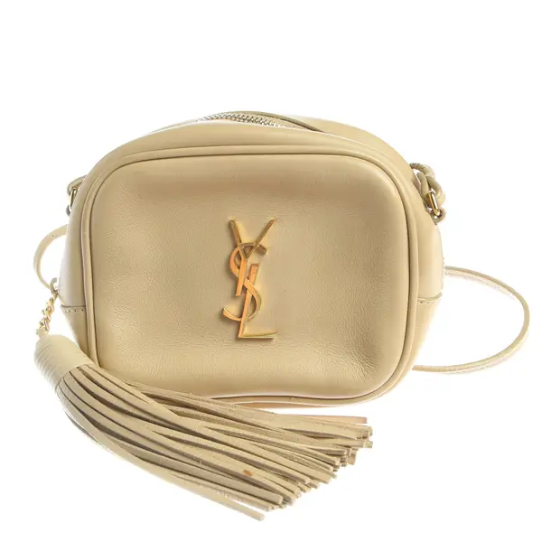 Evening Bag in White, Leather, Saint Laurent