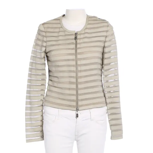 LeatherJacket in Gray, Leather, René Lezard