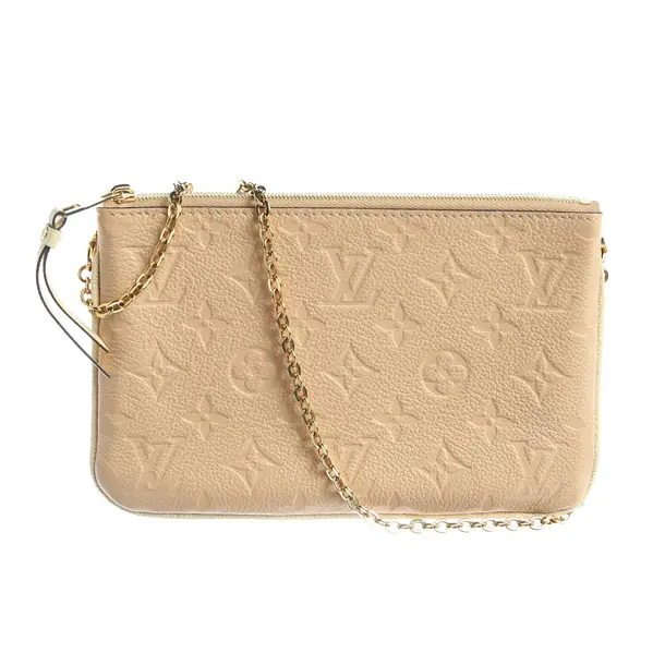 Schultertasche, in Hellrosa, Canvas, Louis Vuitton