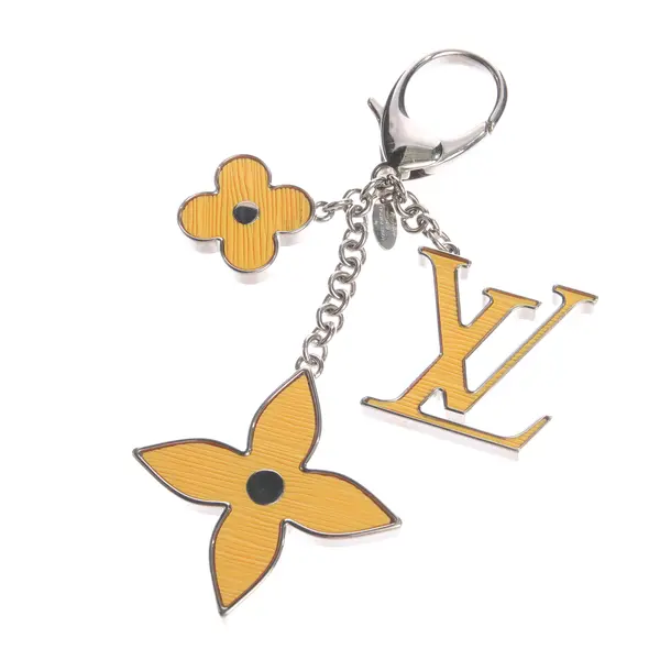 Keyring in Yellow, Metal (metallic, metallised), Louis Vuitton