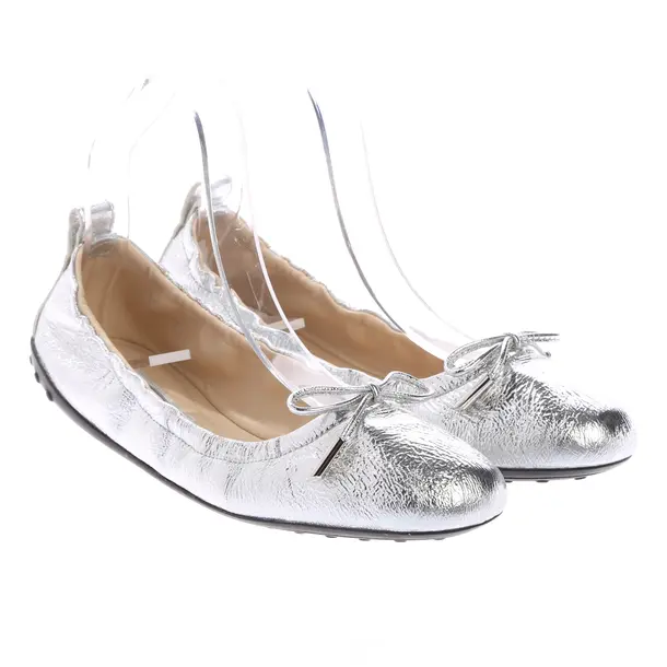 Ballet Flats in Metallic, , Tod´s
