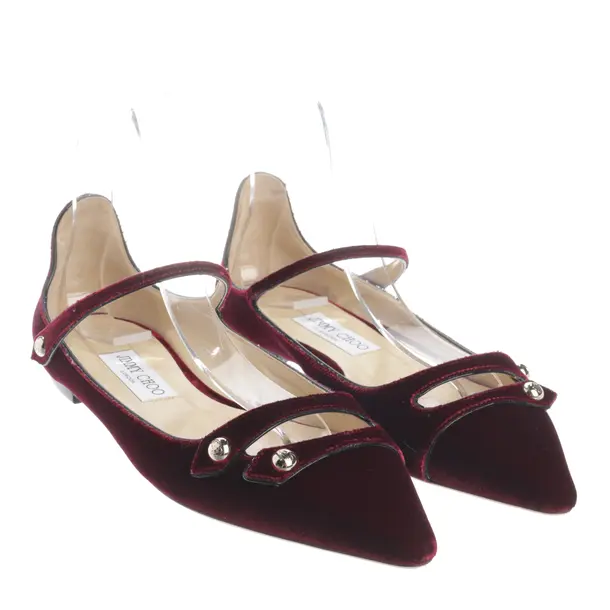 Ballerinas in Rot, , Jimmy Choo