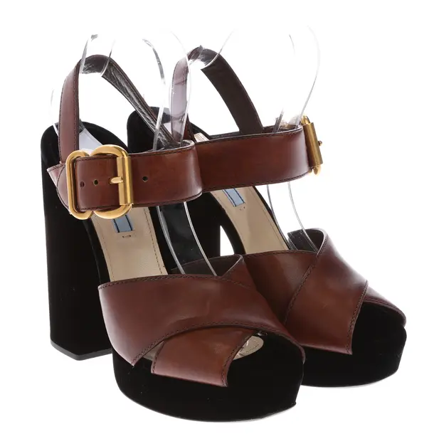 Sandaletten in Braun, , Prada