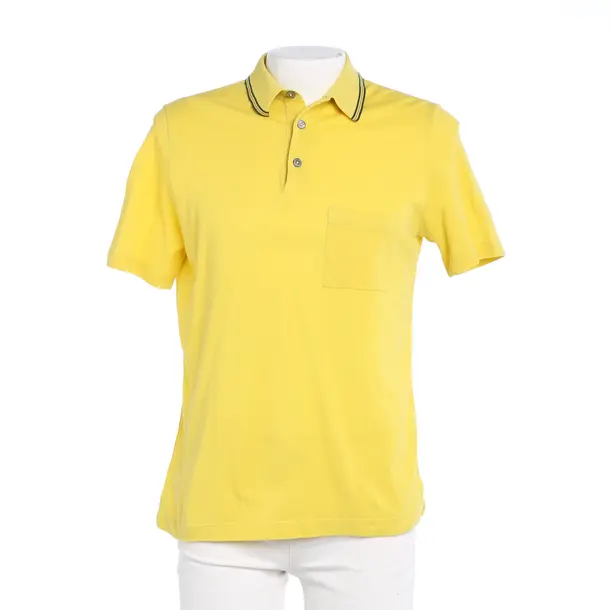 Poloshirt in Gelb, Baumwolle, Hermès