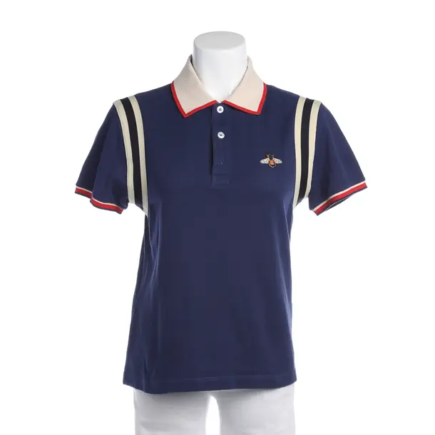 Polo Shirt in Blue, Cotton, Gucci