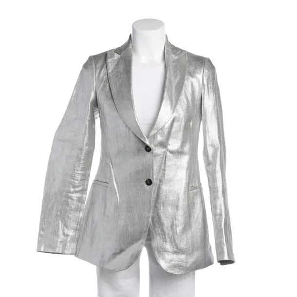 Blazer in Metallic, Linen, Fabiana Filippi