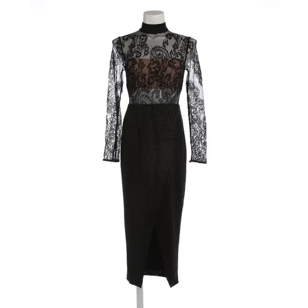 Cocktail Dress in Black, Polyester, self-portrait