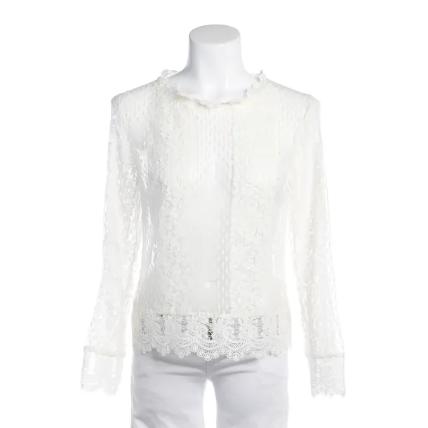 Blouse in White, Polyester, Maje
