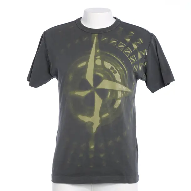 T-Shirt in Grau, Baumwolle, Stone Island