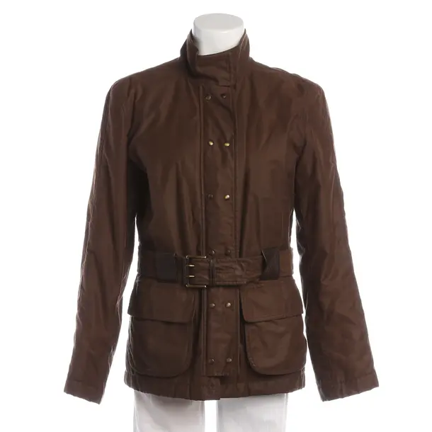 Mid-Season Jacket in Brown, Cotton, Fay