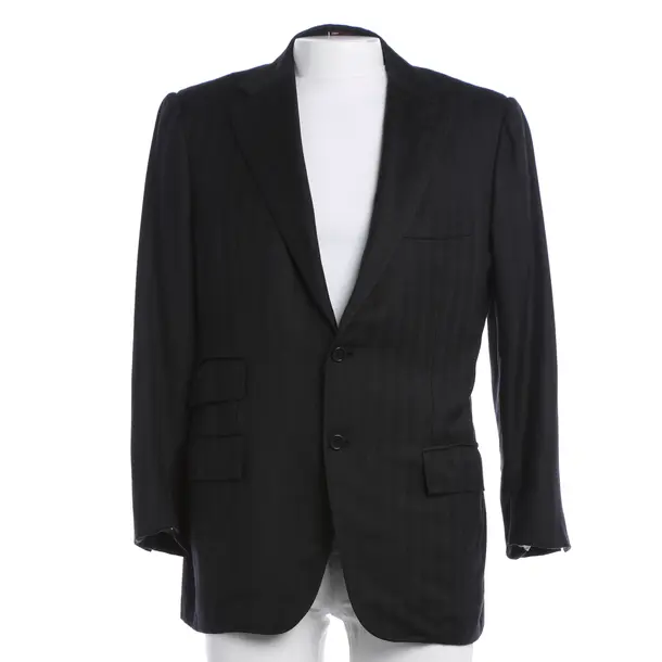 Blazer, in Black, Cashmere, Kiton