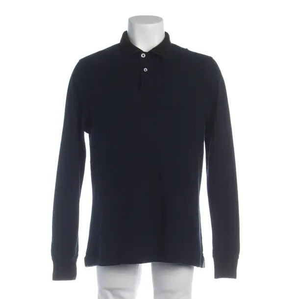 Longsleeve in Blau, Baumwolle, Brunello Cucinelli