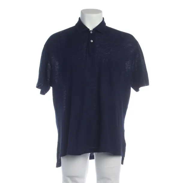 Polo Shirt in Blue, Linen, Polo Ralph Lauren