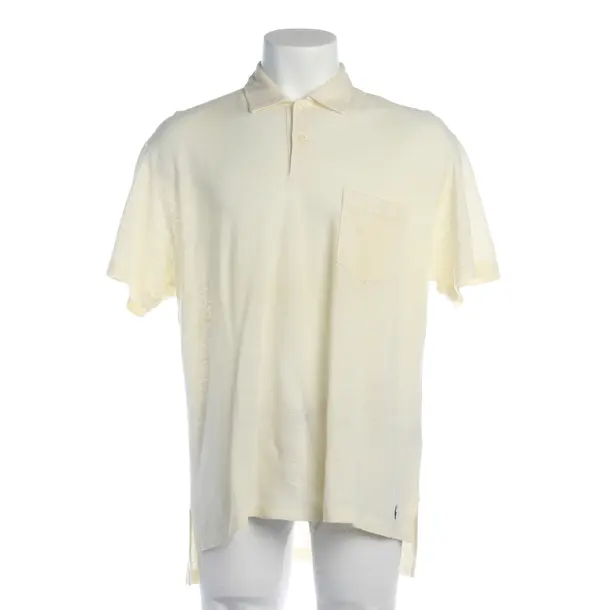 Polo Shirt in Yellow, Linen, Polo Ralph Lauren