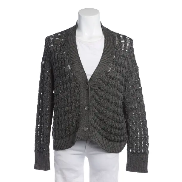Strickjacke in Grau, Baumwolle, Fabiana Filippi