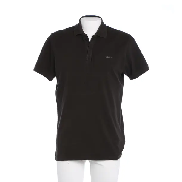 Poloshirt in Schwarz, Baumwolle, Calvin Klein