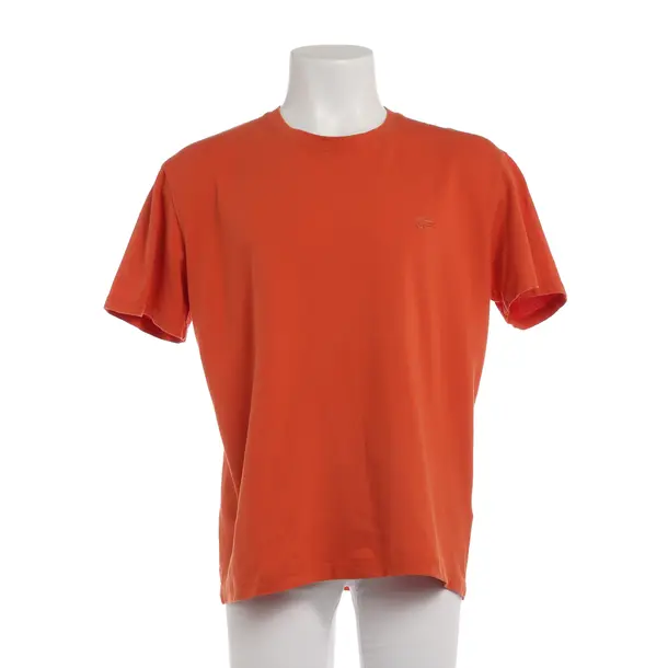 T-Shirt in Orange, Cotton, Lacoste