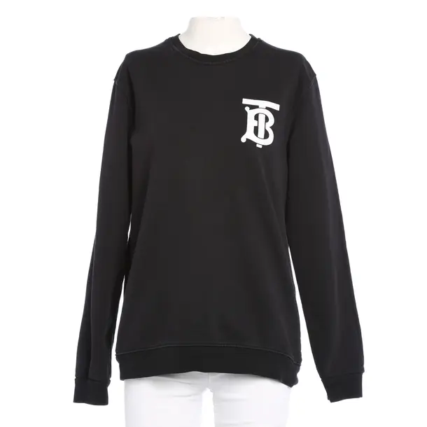 Sweatshirt in Schwarz, Baumwolle, Burberry London
