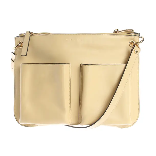 Shoulder Bag in Yellow, Leather, Marni