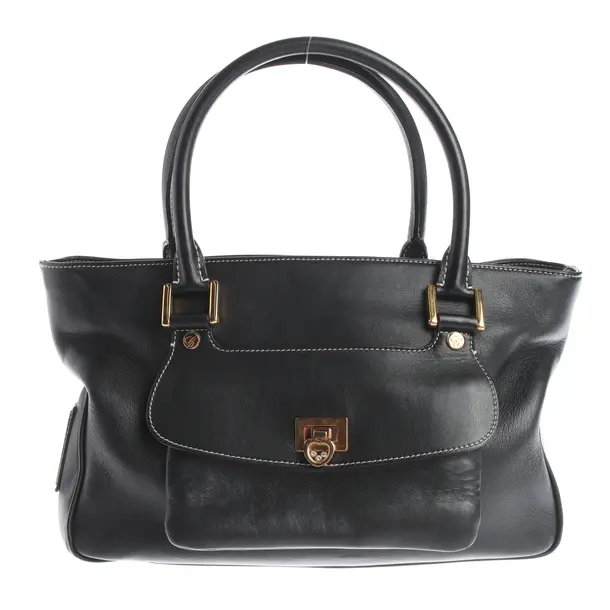 Handtasche in Schwarz, Leder, Chopard