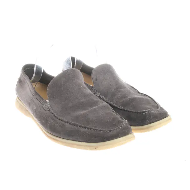Loafers, in Gray, Loro Piana