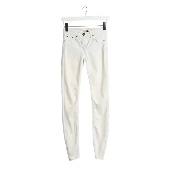 Slim Fit Jeans in White, Cotton, Elisabetta Franchi