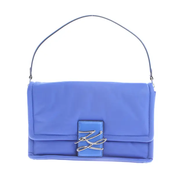 Schultertasche in Blau, Polyamid, Karl Lagerfeld