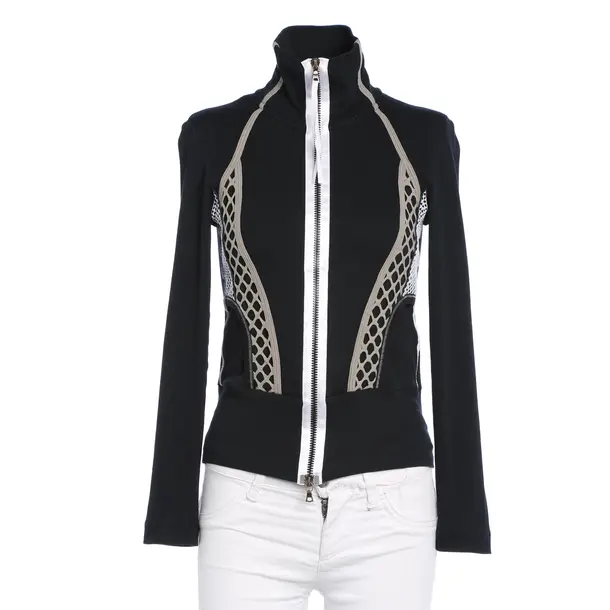 Sweatjacke in Schwarz, Baumwolle, Marc Cain Sports