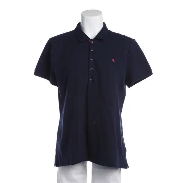 Poloshirt in Blau, Baumwolle, Lauren Ralph Lauren