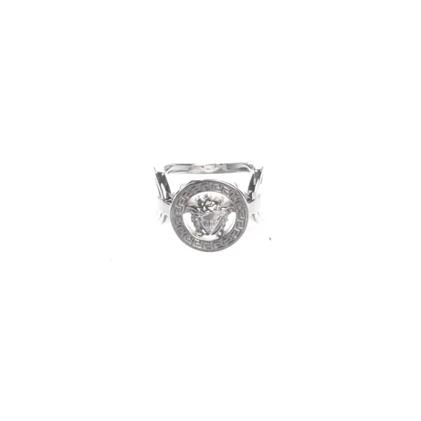 Ring in Metallic, Metal (metallic, metallized), Versace