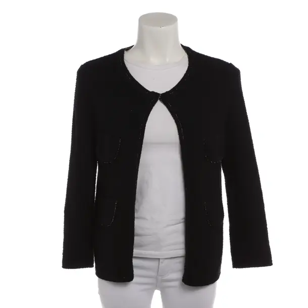 Cardigan in Black, Cotton, Strenesse