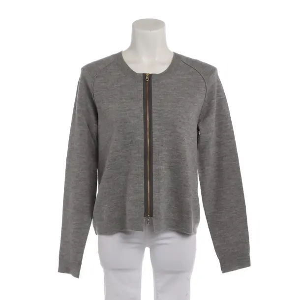 Strickjacke in Grau, Wolle, Hugo Boss Black Label