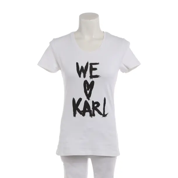 Shirt in White, Cotton, Karl Lagerfeld