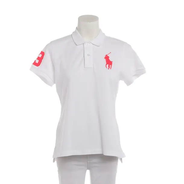 Polo Shirt in White, Cotton, Lauren Ralph Lauren